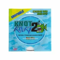 Aquateko Knot 2 Kinky Leader Wire Titanium