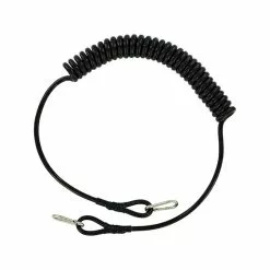 Melton Tackle Coiled Safety Line With Stainless Clips