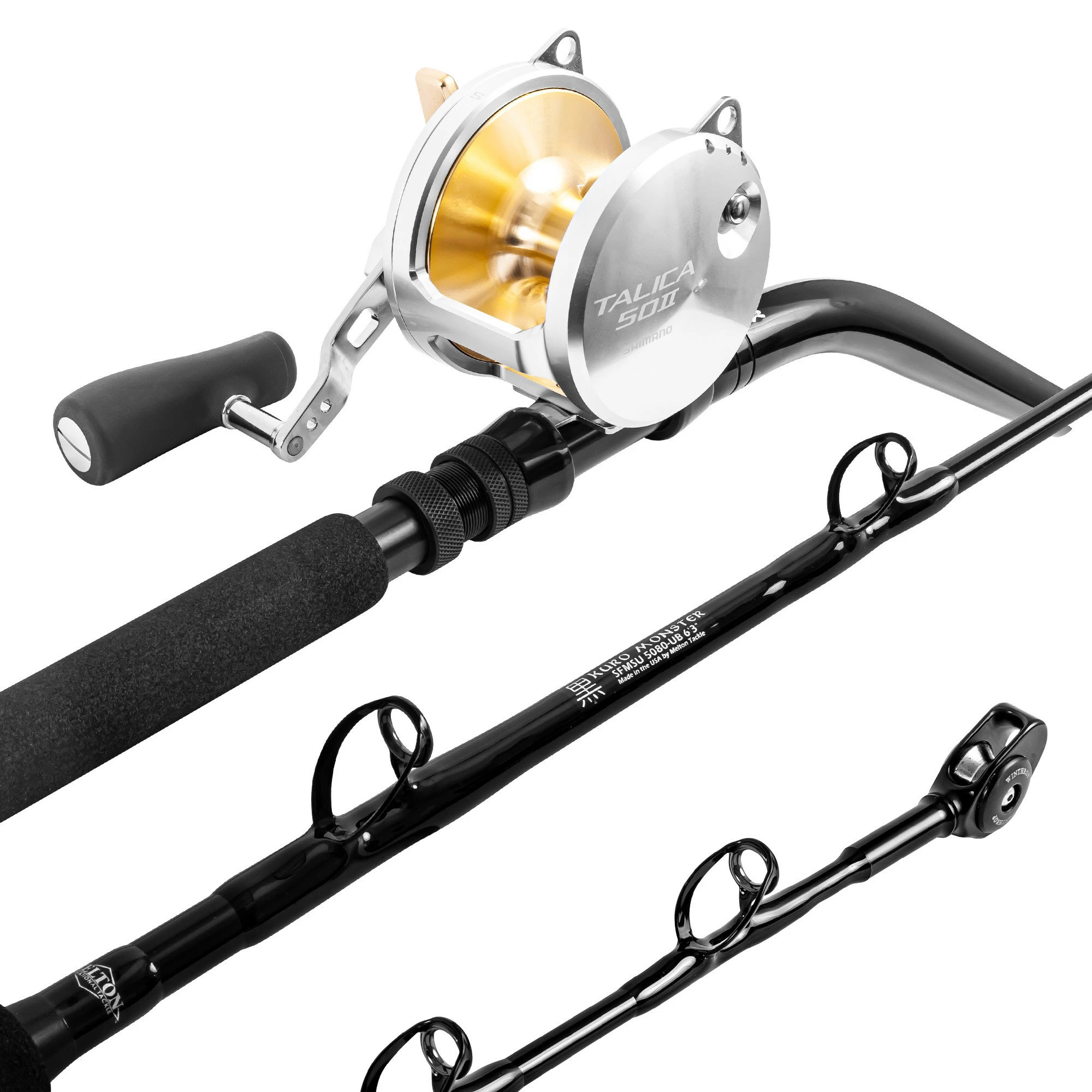 Melton Tackle Kuro Swordfish Monster/Shimano Talica Stand-Up Rod And Reel Combos - Image 6