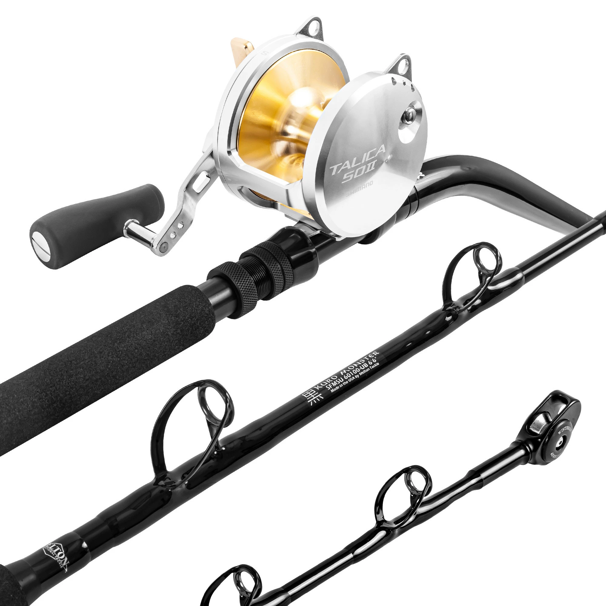 Melton Tackle Kuro Swordfish Monster/Shimano Talica Stand-Up Rod And Reel Combos - Image 7