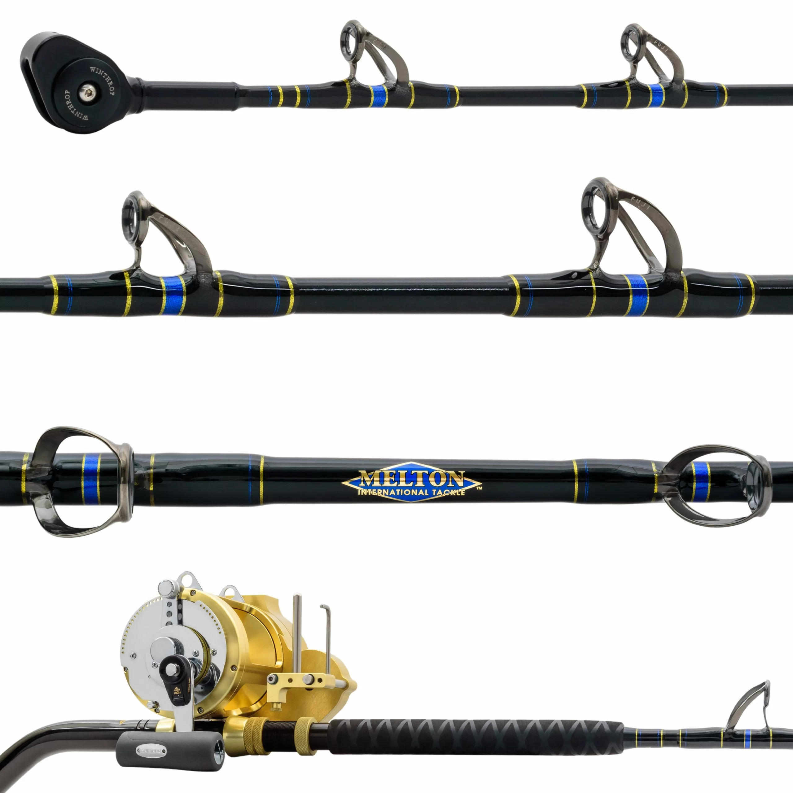 Melton Tackle Velocity & Hooker Electric Tiagra High-Speed Trolling Combos - Image 2