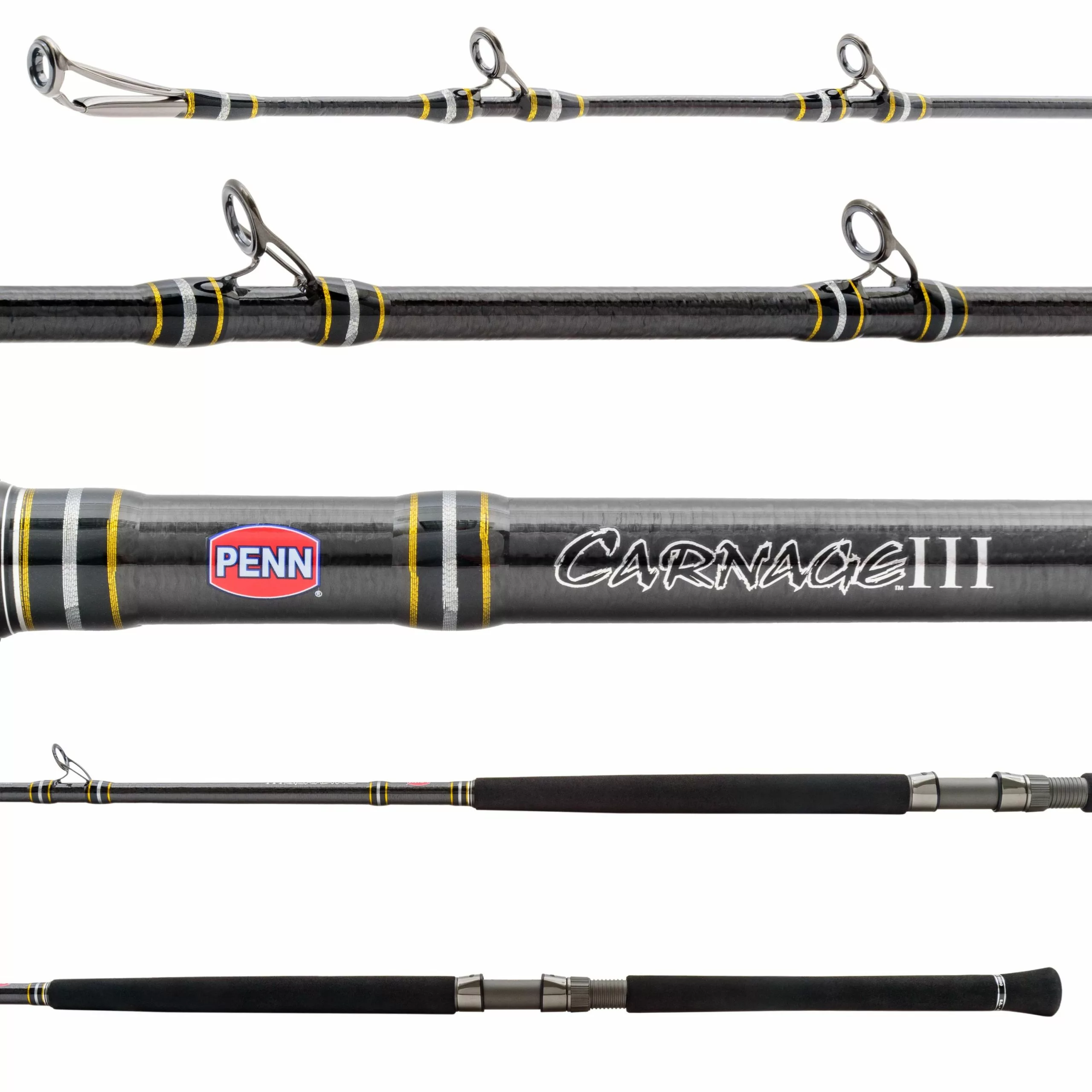 Penn Fishing Penn Carnage III West Coast Boat Conventional Rods - Image 7