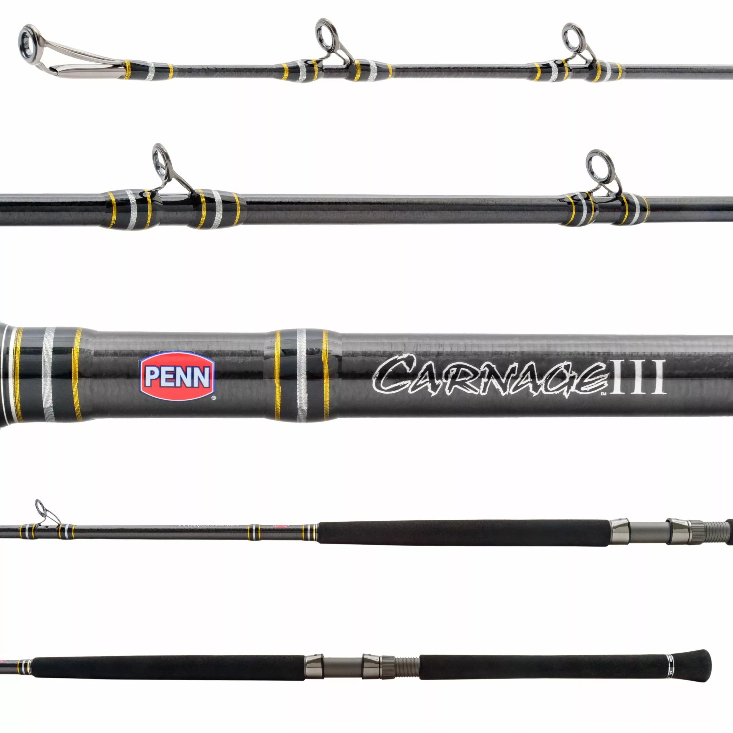 Penn Fishing Penn Carnage III West Coast Boat Conventional Rods - Image 8