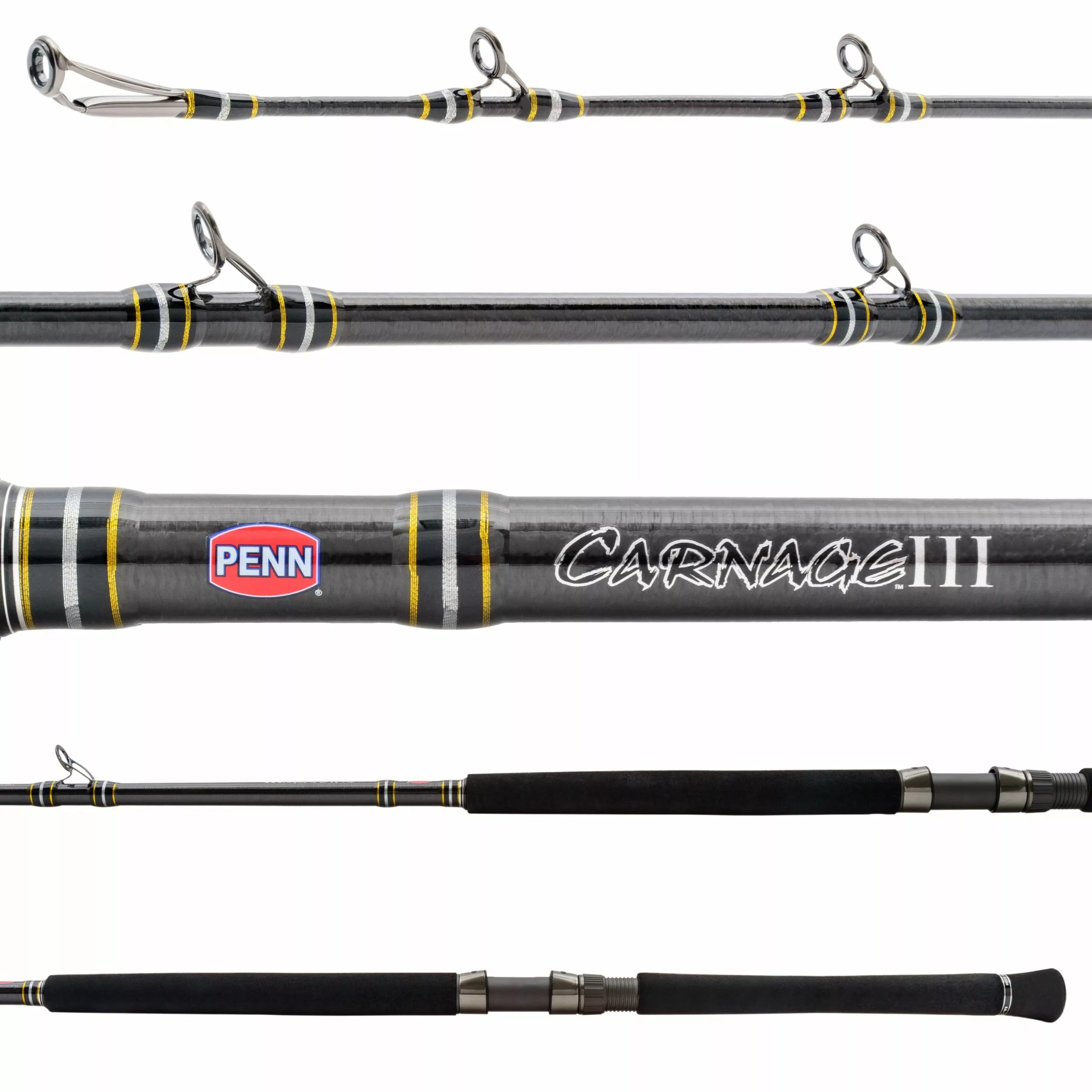 Penn Fishing Penn Carnage III West Coast Boat Conventional Rods - Image 9