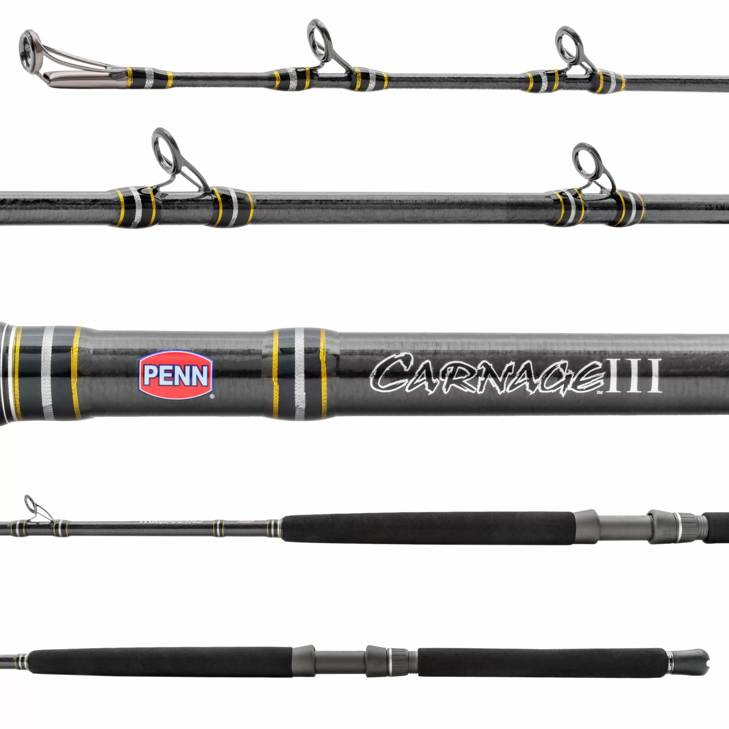 Penn Fishing Penn Carnage III West Coast Boat Conventional Rods - Image 5