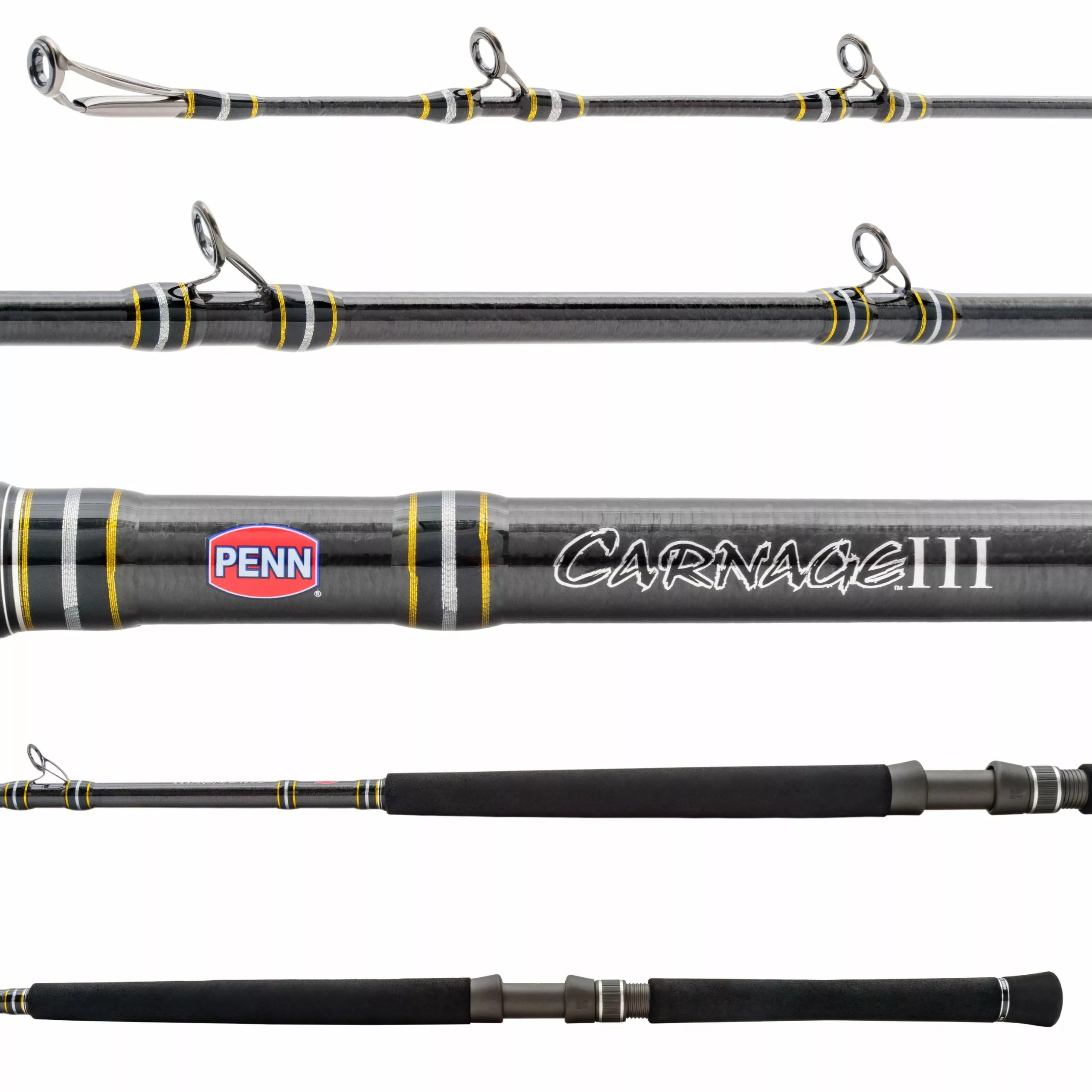 Penn Fishing Penn Carnage III West Coast Boat Conventional Rods - Image 10